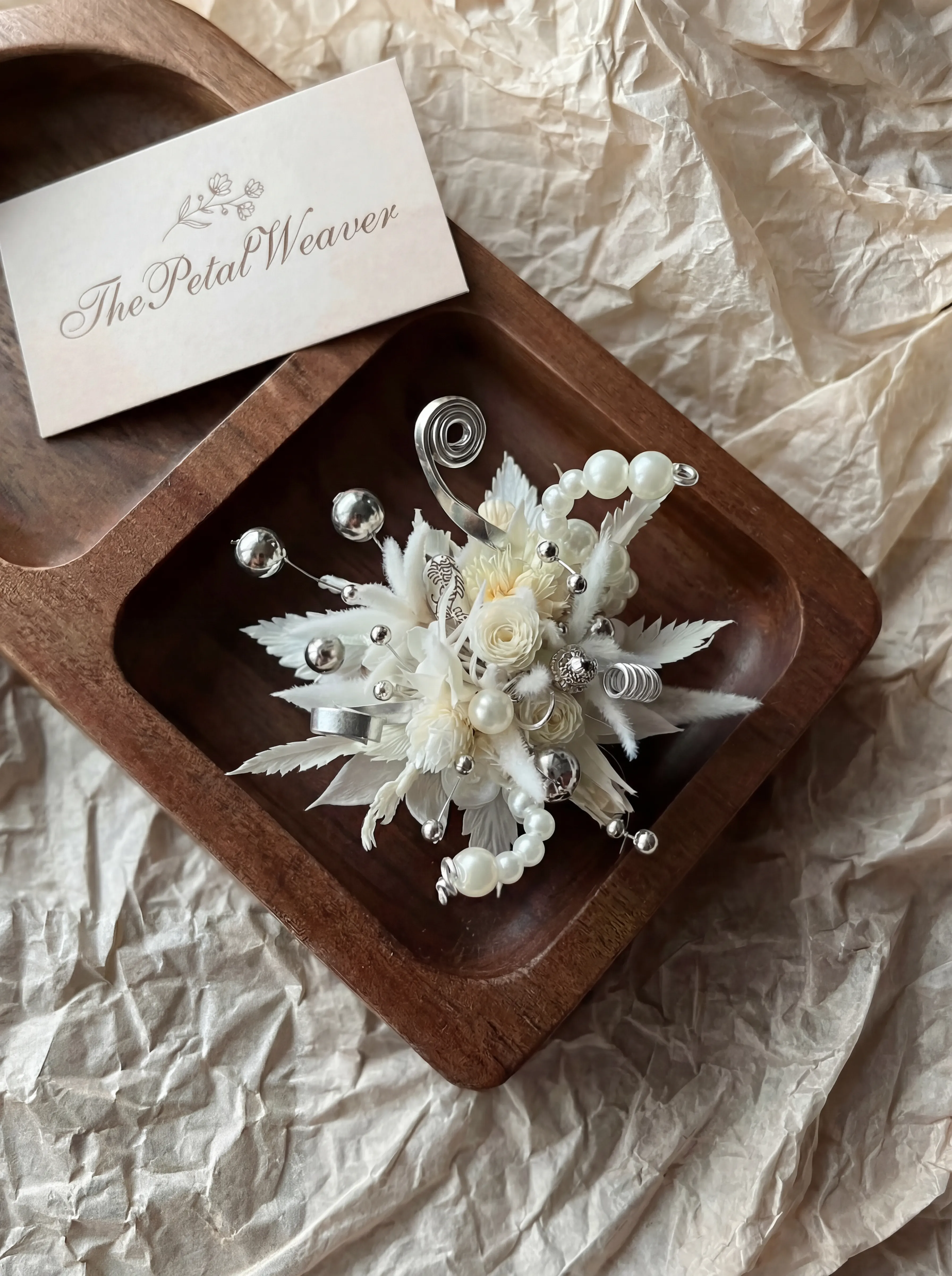 Preserved flower jewelry and floral keepsake product image