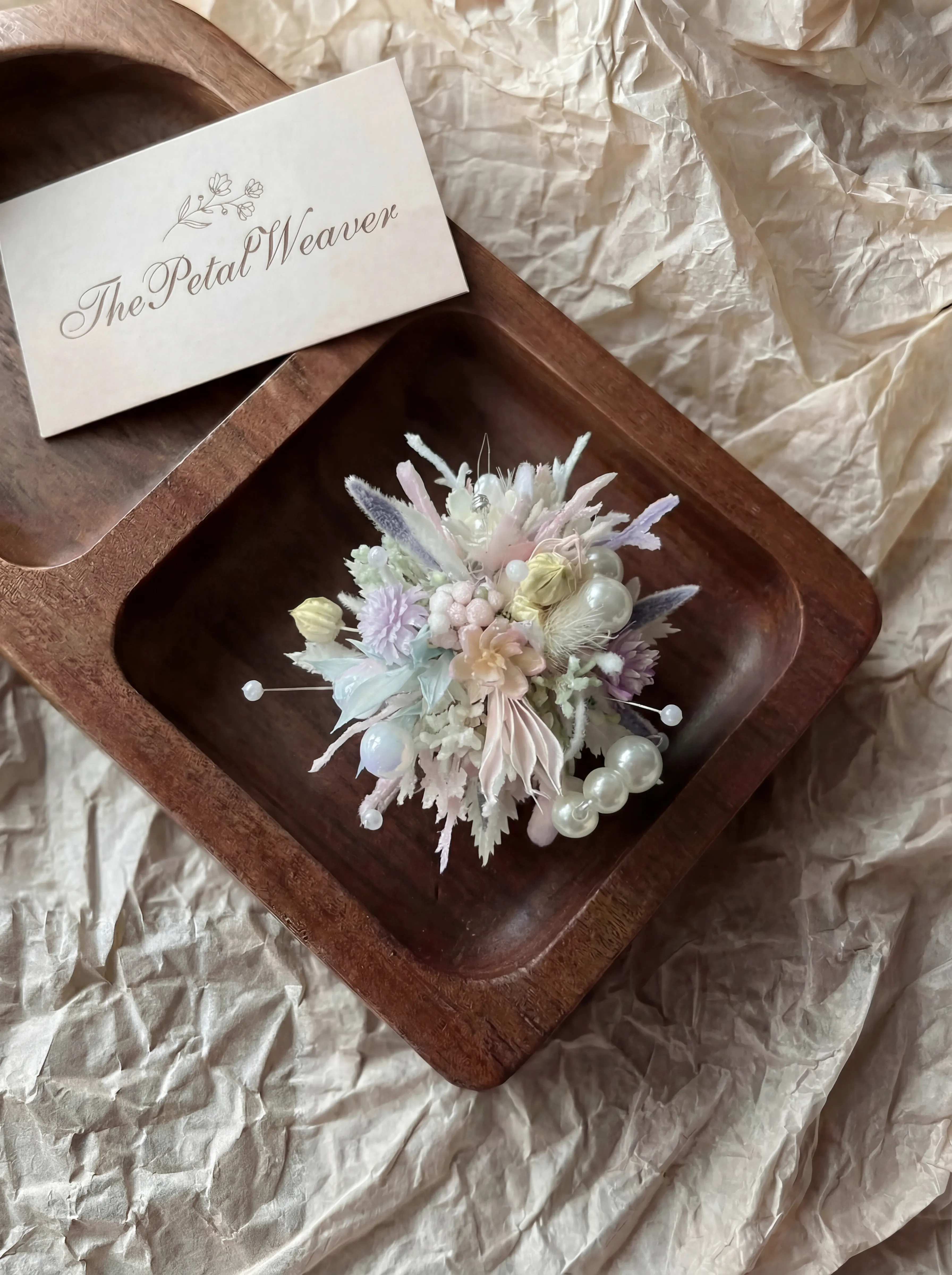 Preserved flower jewelry and floral keepsake product image