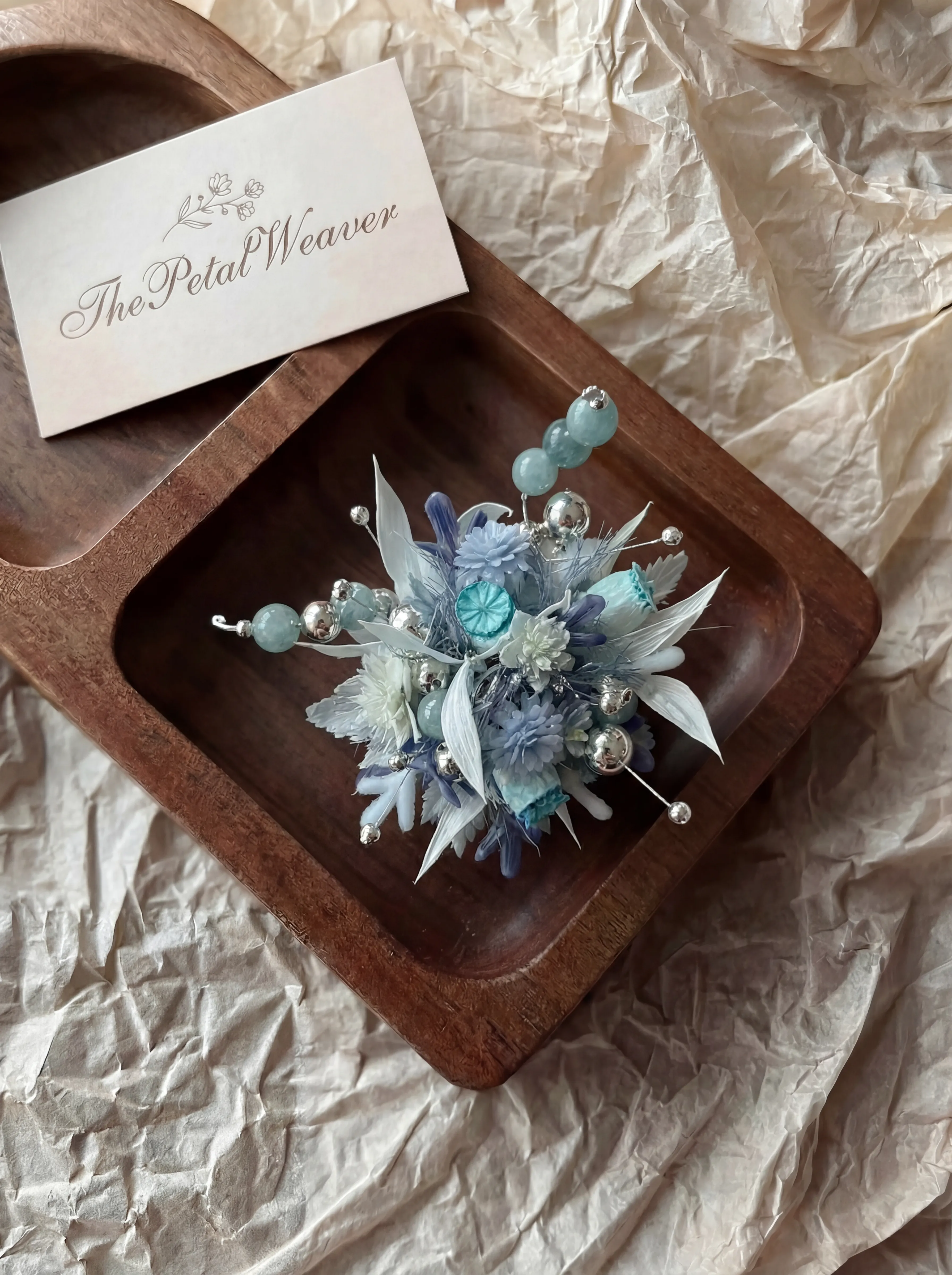 Preserved flower jewelry and floral keepsake product image