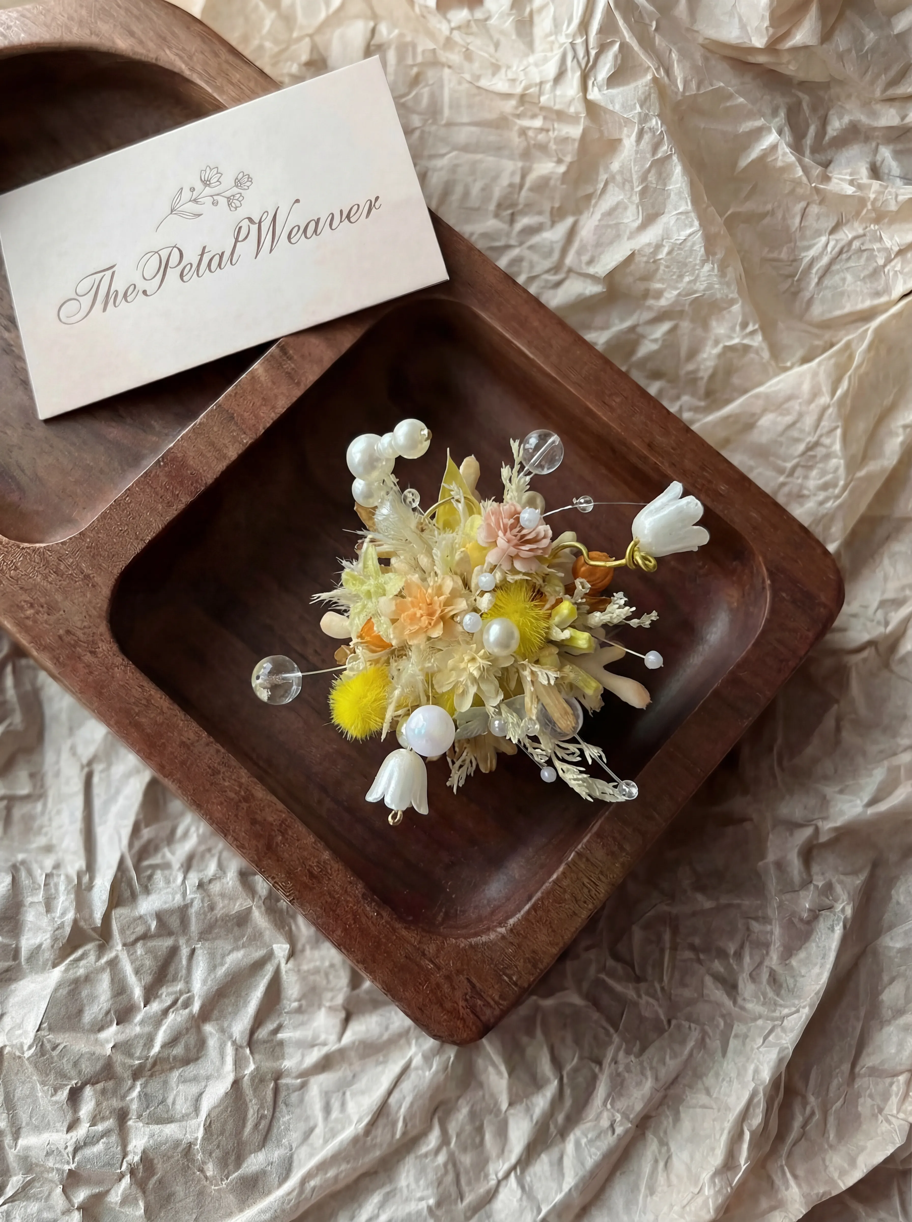 Preserved flower jewelry and floral keepsake product image