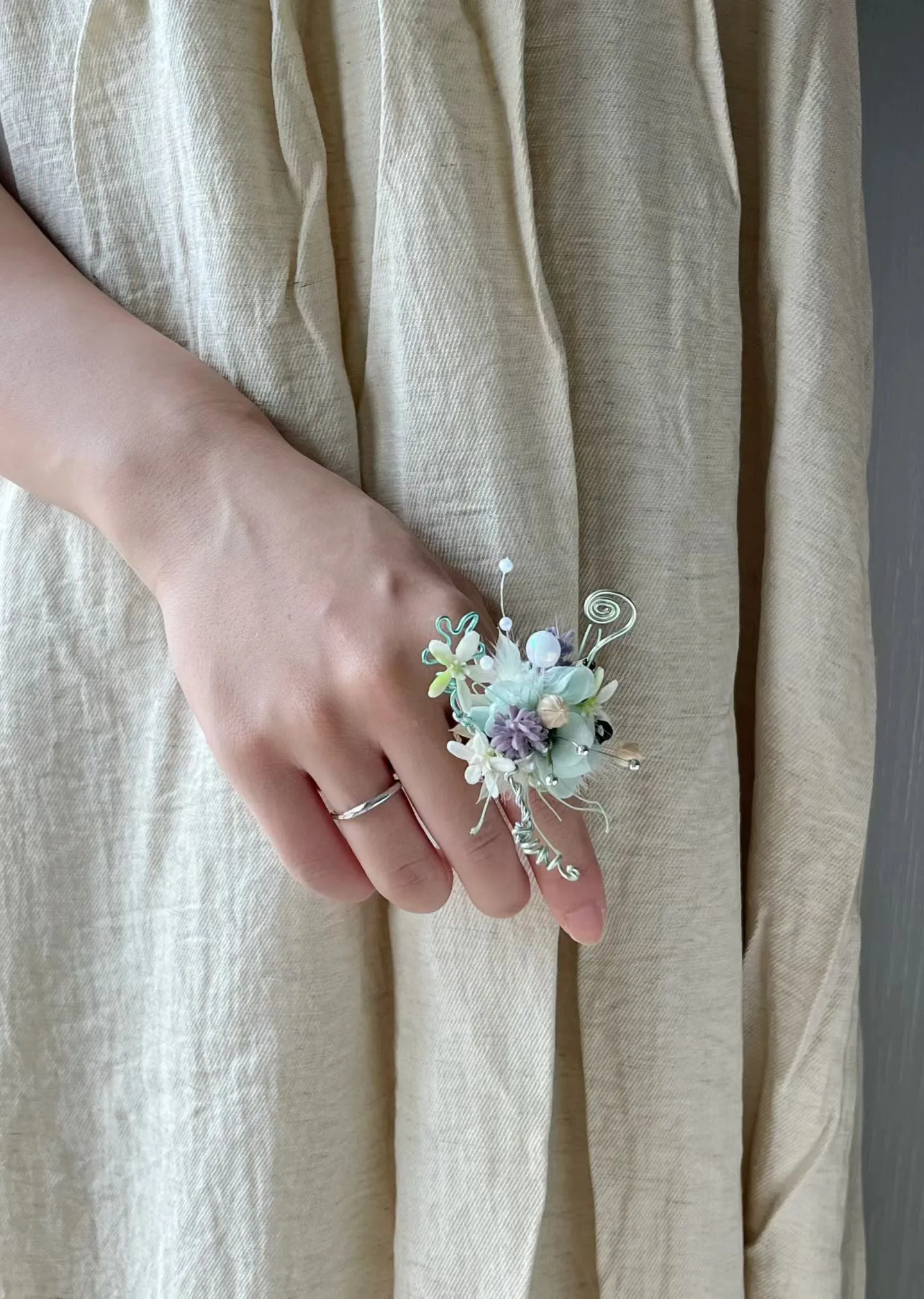 Preserved flower jewelry and floral keepsake product image