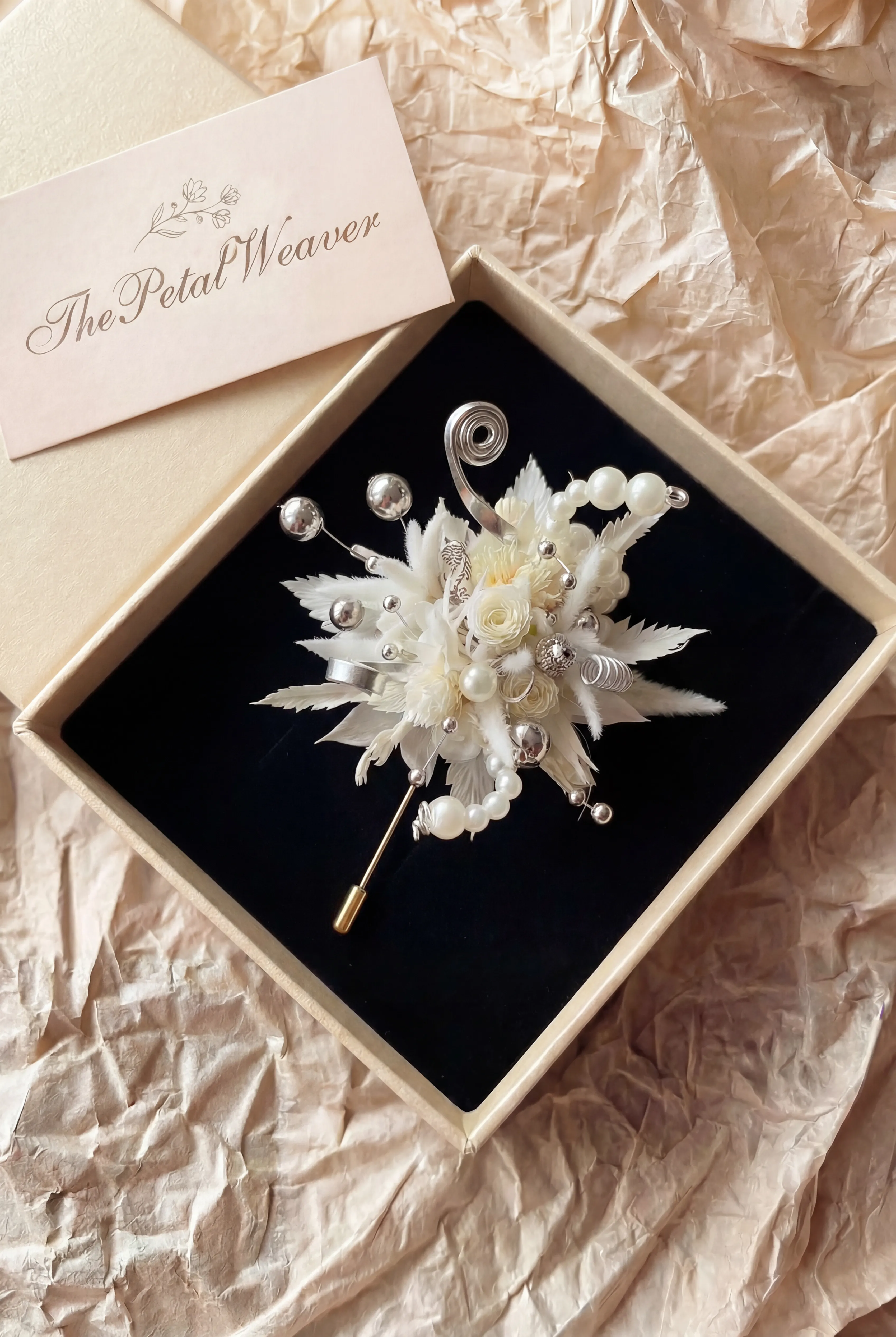 Ivory Reverie Brooch
