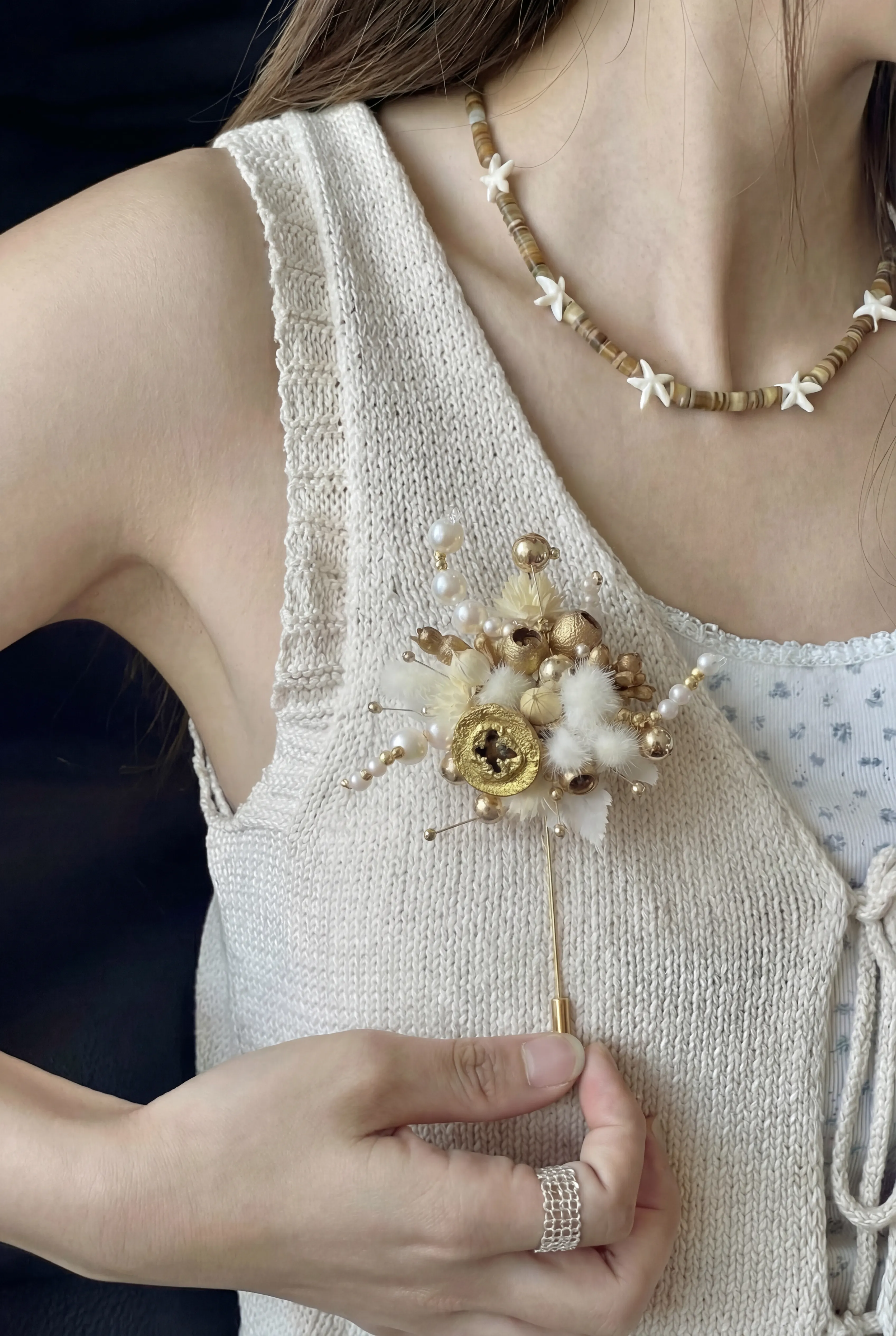 Sunlit Bloom Brooch