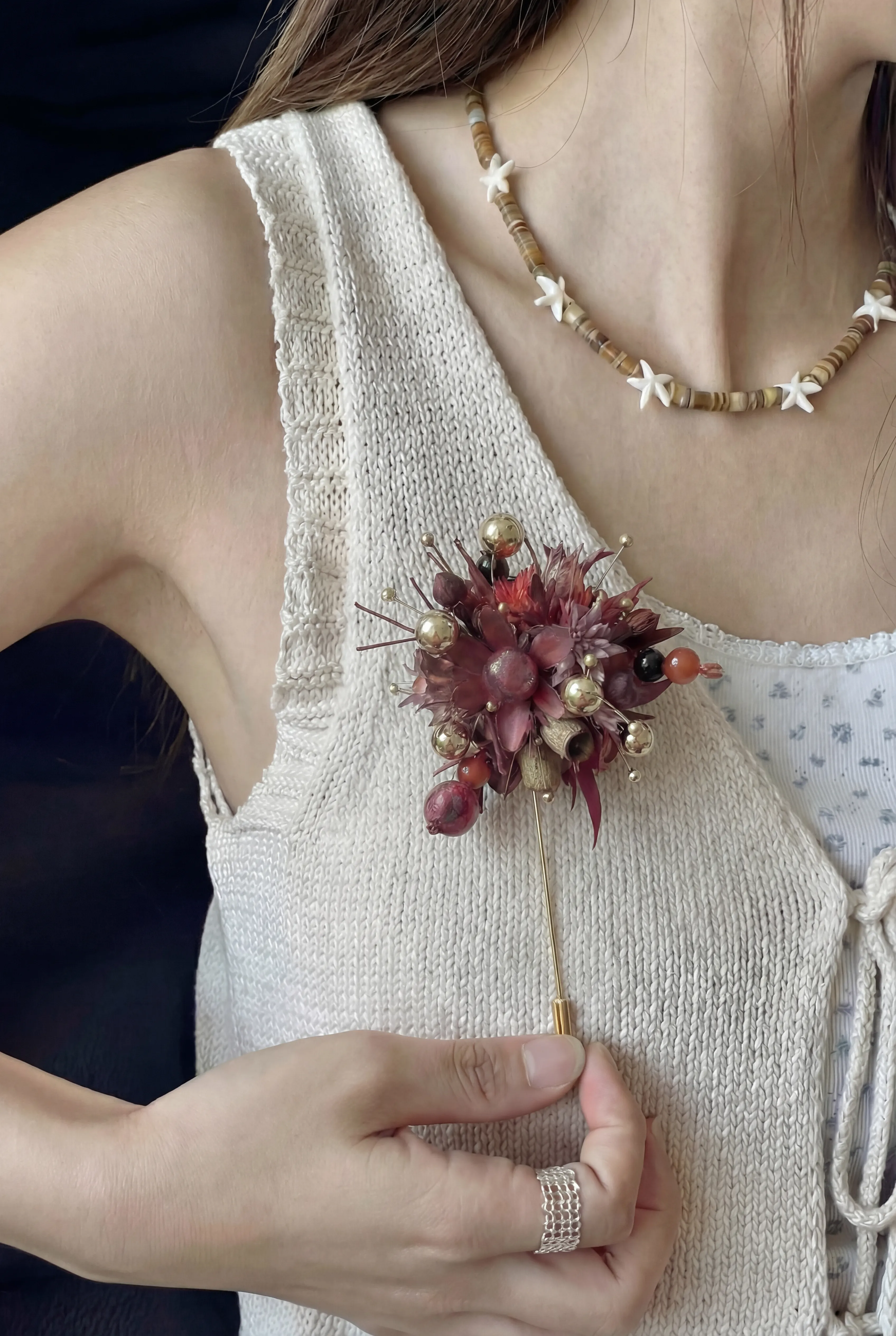 Gild Berry Brooch